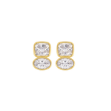Oval Facet Studs