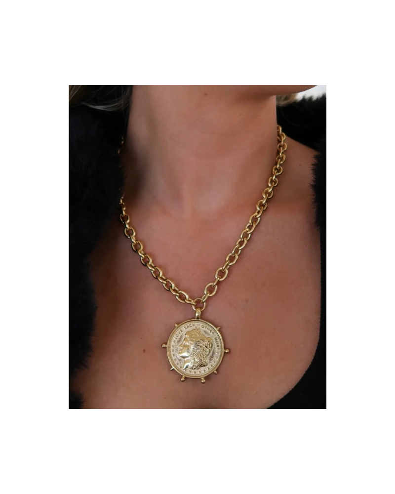 Gold Coin Necklace