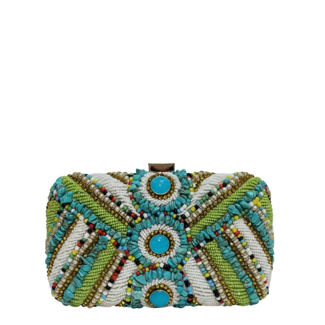 Taos Beaded Clutch