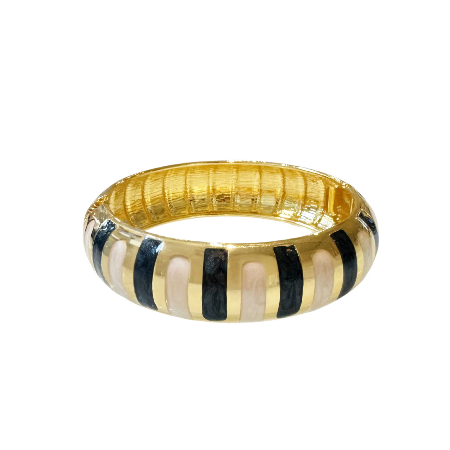 Black/Ivory Bali Bangle