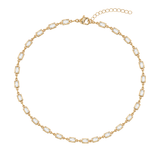 Clear Essential Baguette Necklace
