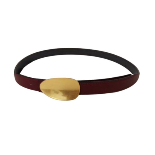 Burgundy Colette Belt
