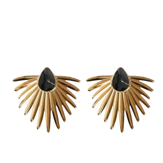 Black Phoenix Earrings