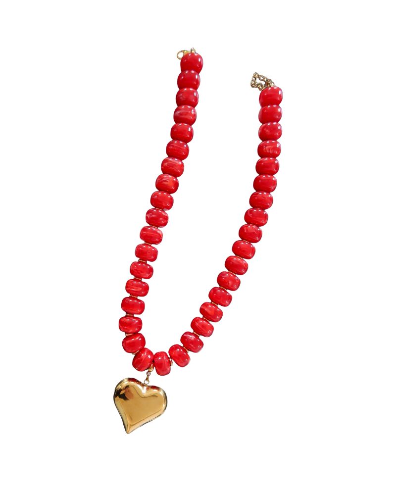Red Heart Necklace