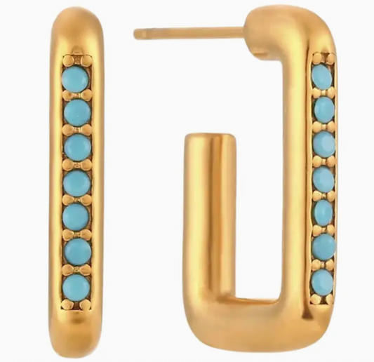 Eva Turquoise Studs