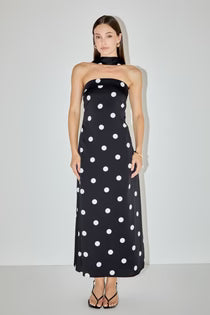 Black Polka Dot Dress