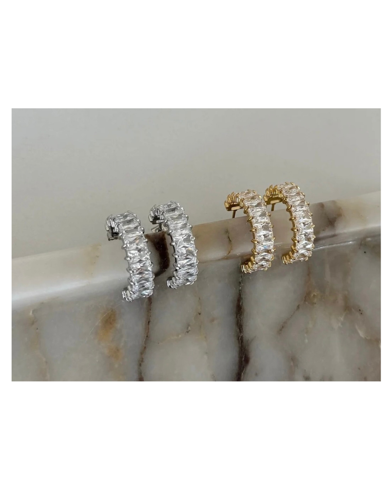 Silver Vanessa Earrings