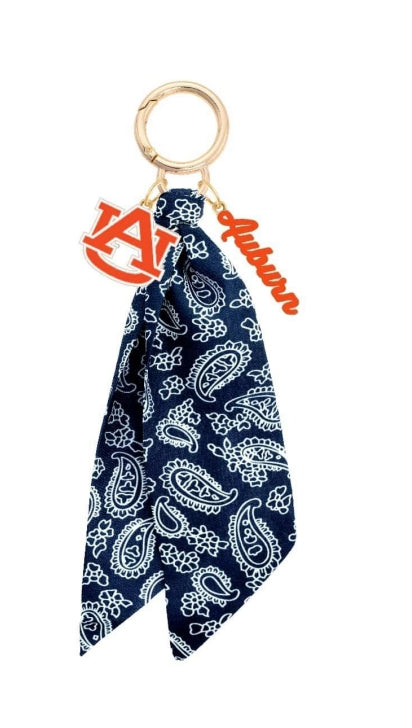 Auburn Bandana Bag Charm