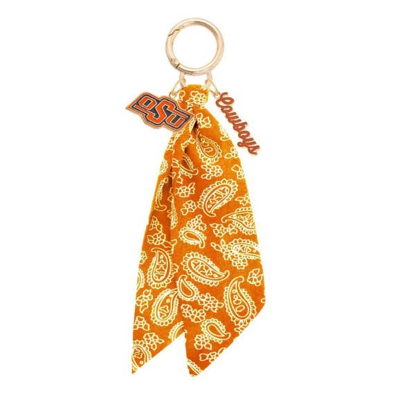 Oklahoma State Cowboys Logo Bag Charm