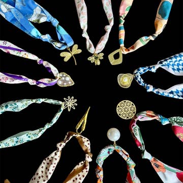 Scarf Charm Necklace